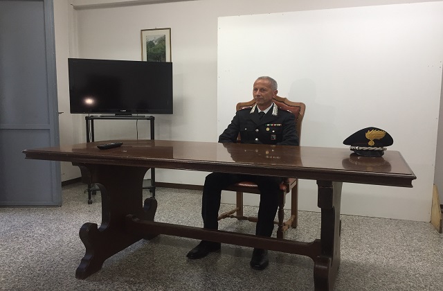 Osimo, il comandante Luigi Ciccarelli saluta la Compagnia