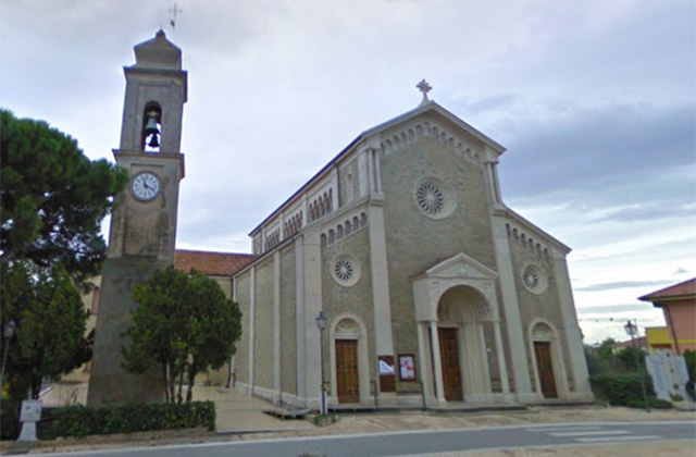 La chiesa di S. Giovanni Battista, a Montignano di Senigallia