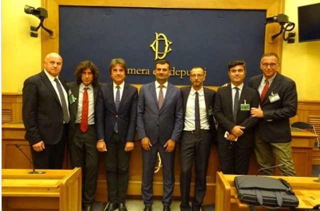 decaro_ricci Il presidente dell'Anci Nazionale Decaro con Matteo Ricci sindaco di Pesaro, Vice Presidente Anci a Montecitorio (Foto: Anci Marche)