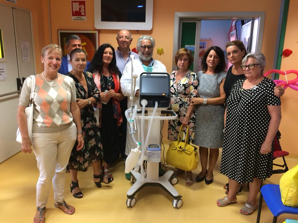 Ospedale Salesi, il Lions Club Ancona dona un respiratore polmonare