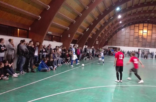 0 10.20.00 Un momento del derby tra Real Fabriano e Cerreto