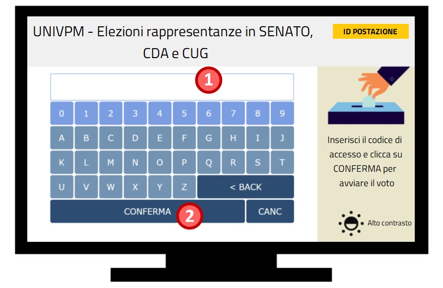 Il sistema di voto online alla Politecnica delle Marche