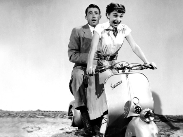 La Vespa nel film "Vacanze Romane" con Audrey Hepburn e Gregory Peck