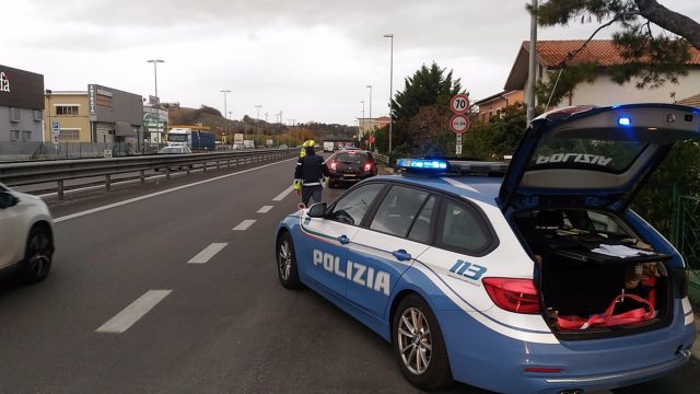 posto controllo polizia stradale aspio