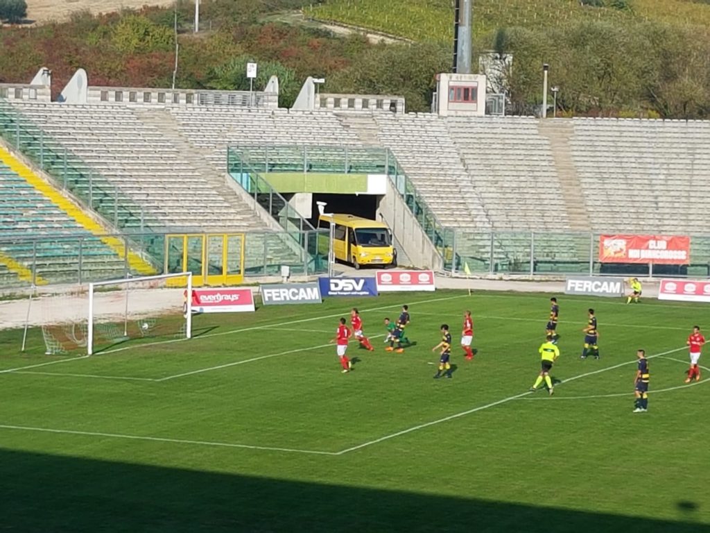 La partita allo stadio Dorico Anconitana-Villa Musone