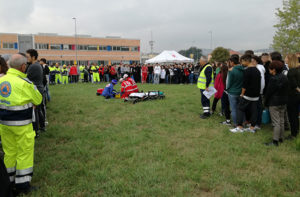 L'esercitazione e l'evacuazione all'istituto Corinaldesi di Senigallia