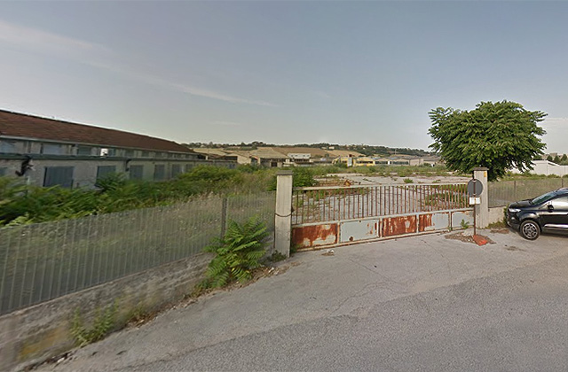 L'area dell'ex fonderia Veco alla Cesanella di Senigallia