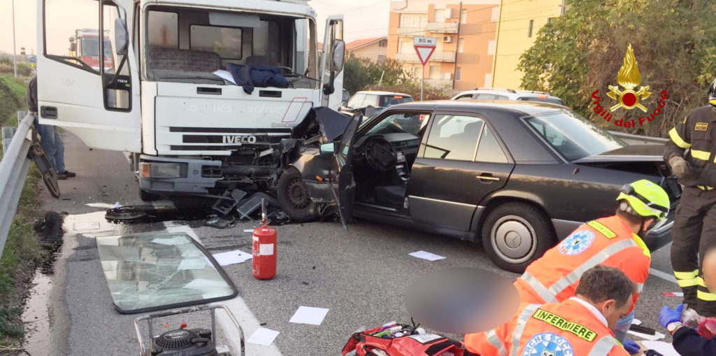 Il luogo del tragico incidente