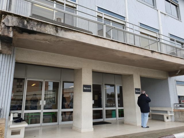 La camera mortuaria dell'ospedale di Torrette