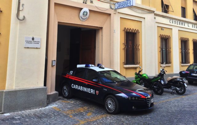 La caserma dei carabinieri di Senigallia