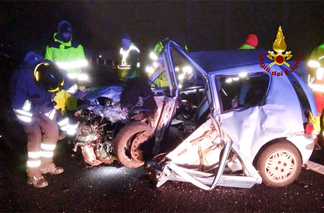 L'incidente avvenuto lungo l'autostrada A14 tra Senigallia e Marotta