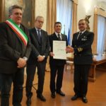 Diploma OMRI al cavaliere Mario Faccenna,, sottoufficiale della Marina Militare Italiana