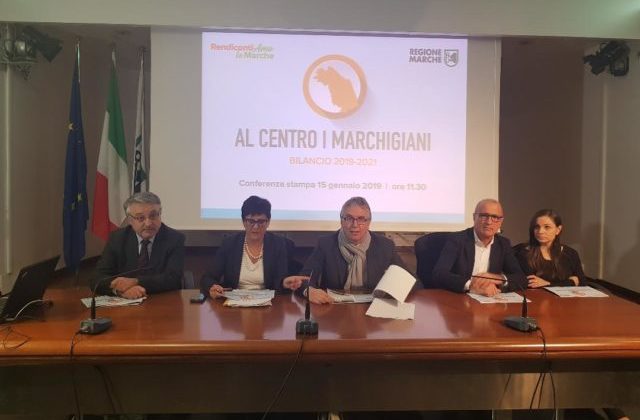 Da sinistra Angelo Sciapichetti, Anna Casini, Luca Ceriscioli, Fabrizio Cesetti e Manuela Bora