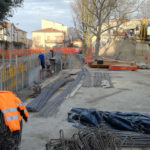 I lavori per il nuovo sottopasso alla Cesanella di Senigallia