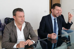 Da sx: Maurizio Memè, Maurizio Mangialardi e Gianni Roccato