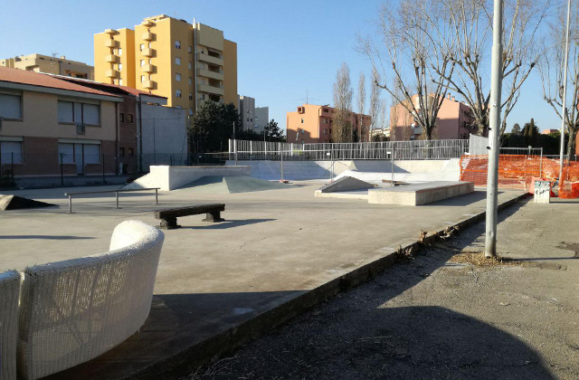 Lo skate park a Senigallia