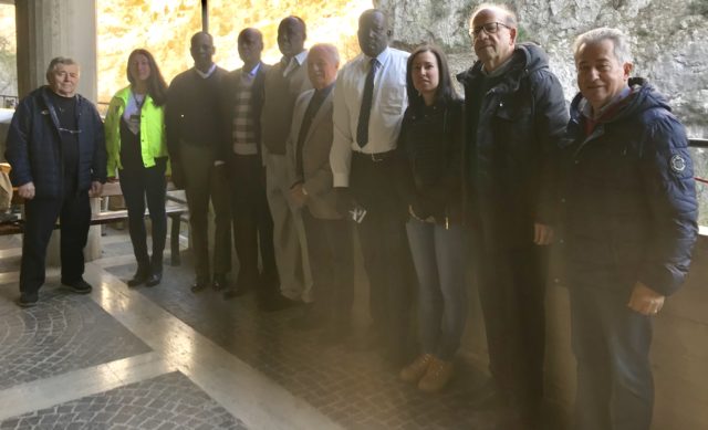 Delegazione alcompleto, sindaco genga e consorzio frasassi