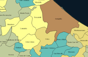 La mappa del rischio idraulico elaborata dall'Istat: la situazione a Senigallia e nei comuni delle vallate Misa, Nevola e Cesano