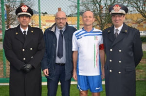 Da sinistra: il generale dei Carabinieri Fernando Nazzaro, il presidente del Consiglio regionale, Antonio Mastrovincenzo, il procuratore generale presso la Corte d’Appello di Ancona Sergio Sottani e il comandante regionale Marche della Guardia di Finanza Fabrizio Toscano