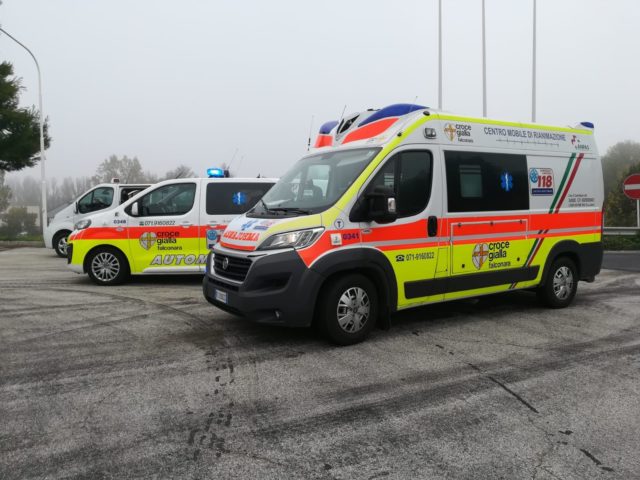 La Croce Gialla di Falconara in una immagine di repertorio