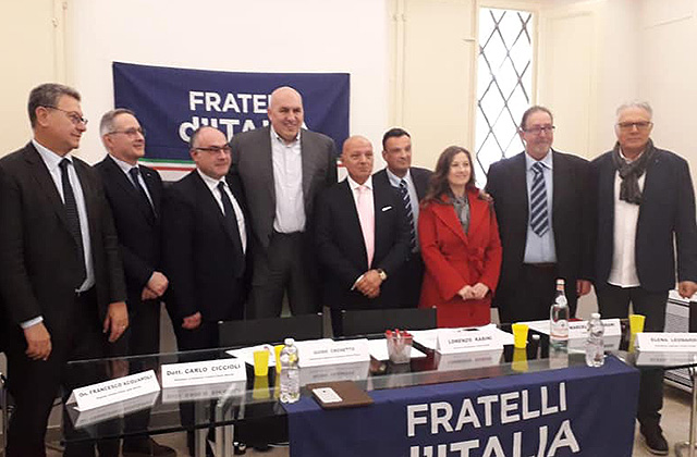 Il gruppo di Fratelli d'Italia di Senigallia e delle Valli Misa-Nevola