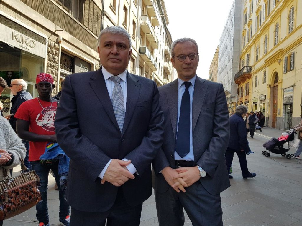 questore Claudio Cracovia e il prefetto DAcunto