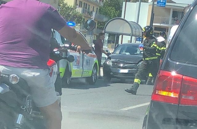 L'incidente dove è rimasto coinvolto l'ex sindaco di Osimo Dino Latini L'incidente