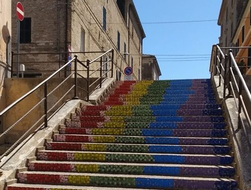 La scalinata La scalinata