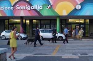 I controlli dei Carabinieri alla stazione ferroviaria di Senigallia