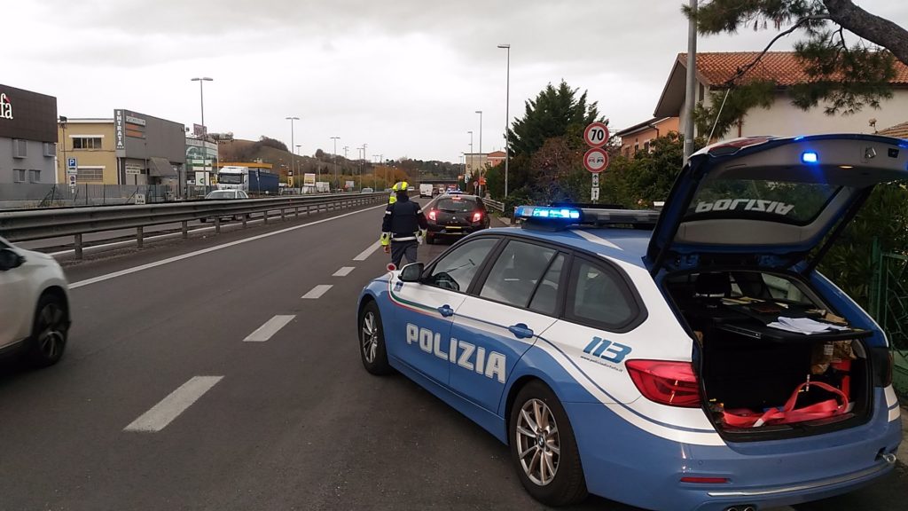 Posto di controllo all'Aspio