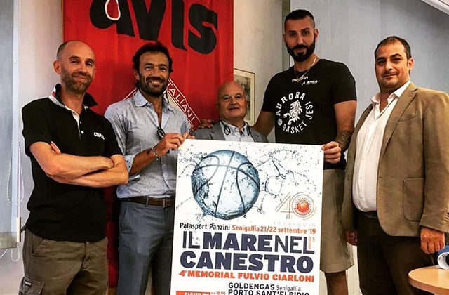 conferenza Senigallia Mare Canestro Conferenza stampa di presentazione de 'Il mare nel canestro'