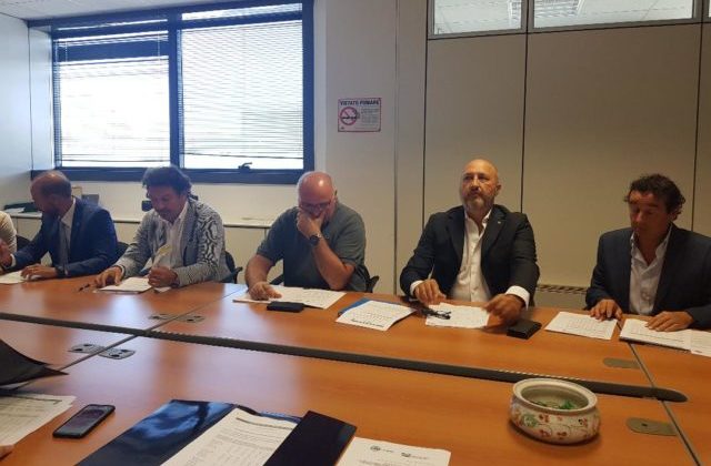tUn momento della conferenza stampa della presentazione del Bonus lavoro alla Cna di Ancona