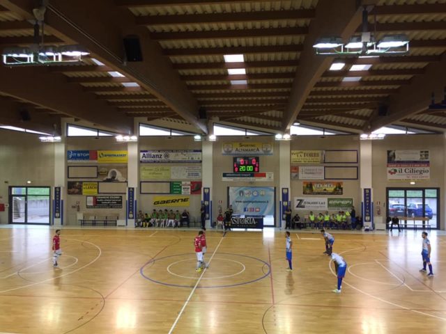 Sporting Altamarca-Corinaldo, inizio della partita