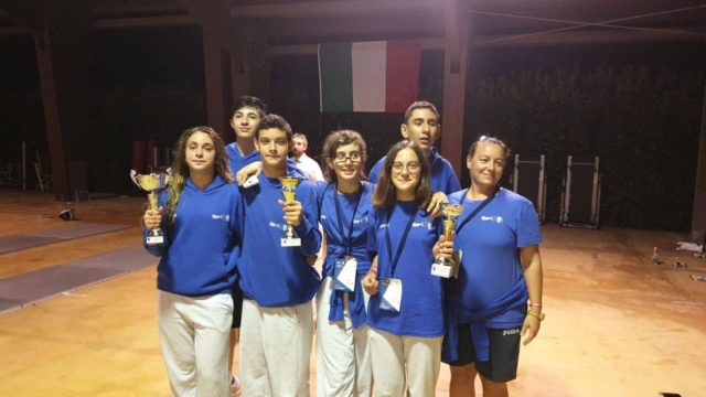 I ragazzi marchigiani della scherma impegnati al Trofeo Coni a Crotone