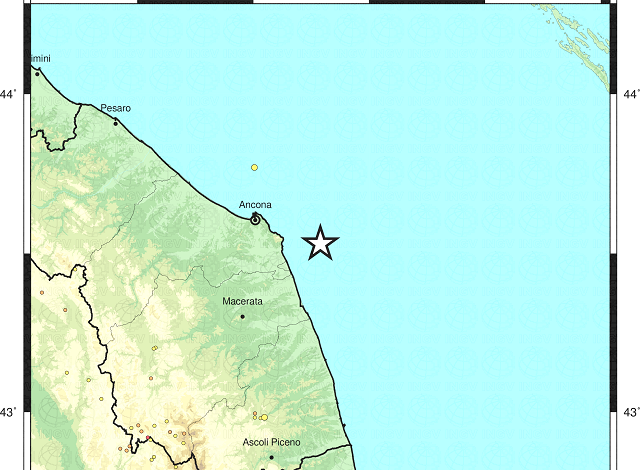 Scossa di 2.5 in mare: terremoto avvertito a Numana e Sirolo - Centropagina