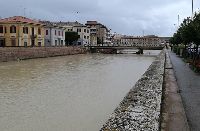 Il fiume Misa a Senigallia