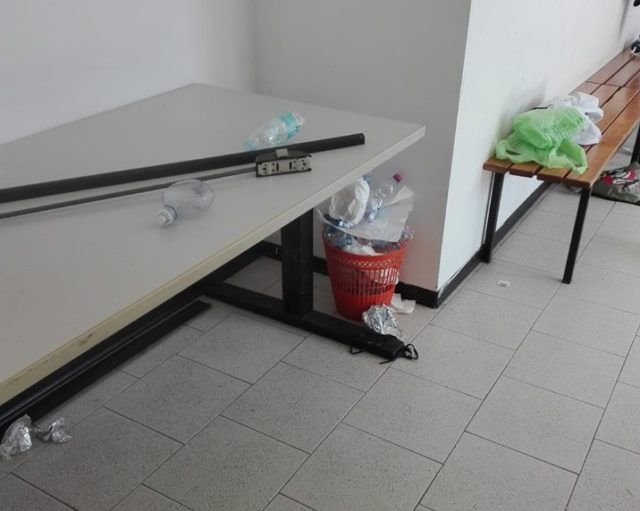 Interno della palestra (foto Liste civiche) Interno della palestra (foto Liste civiche)