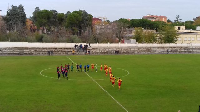 jesina real giulianova L'ingresso in campo delle squadre