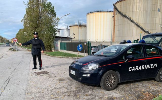 I controlli dei carabinieri di Falconara