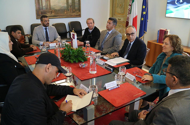 La delegazione della Libia in visita all'università di Macerata sulle missioni archeologiche