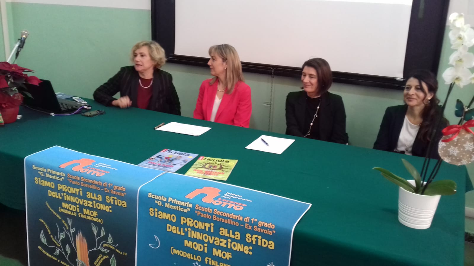 Da sinistra Antonella Accilli, Sabrina Valentini, Marisa Campanelli, Carmina Pinto