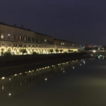 luminarie natalizie, lo spettacolo di luci lungo portici Ercolani a Senigallia