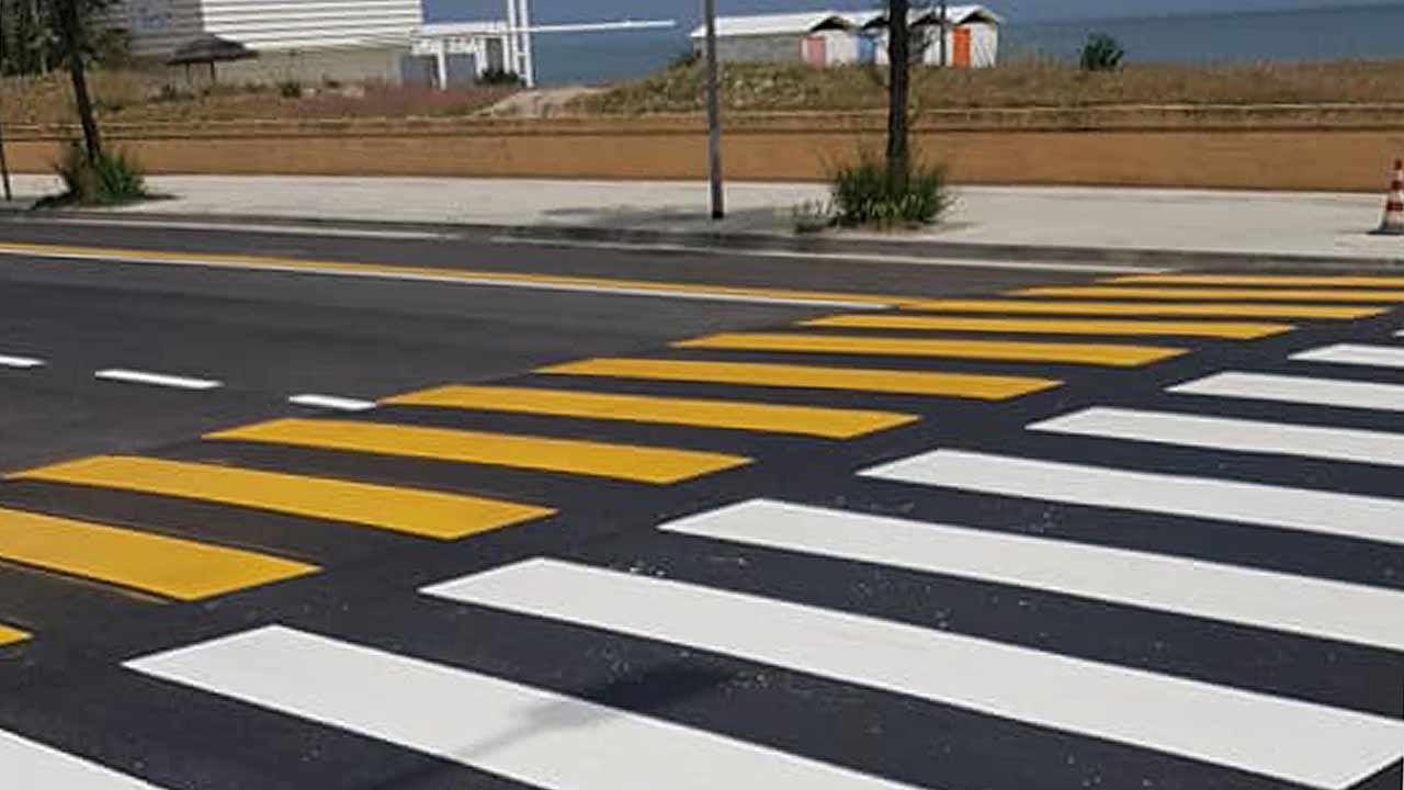 La nuova pista ciclabile sul lungomare Da Vinci di Senigallia