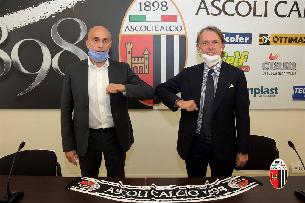 Il nuovo DS Giuseppe Bifulco a sinistra, con il Vice Presidente Di Maso