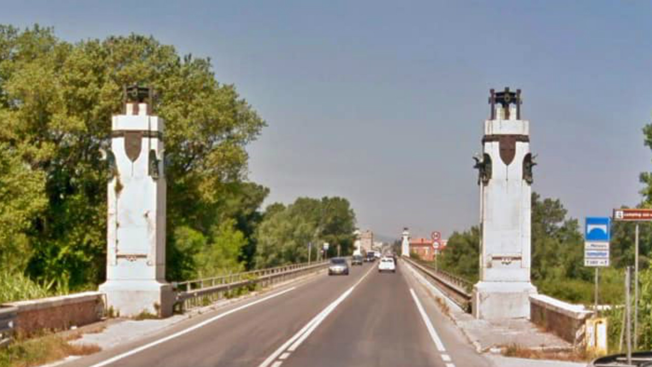 il nuovo ponte sul fiume Metauro