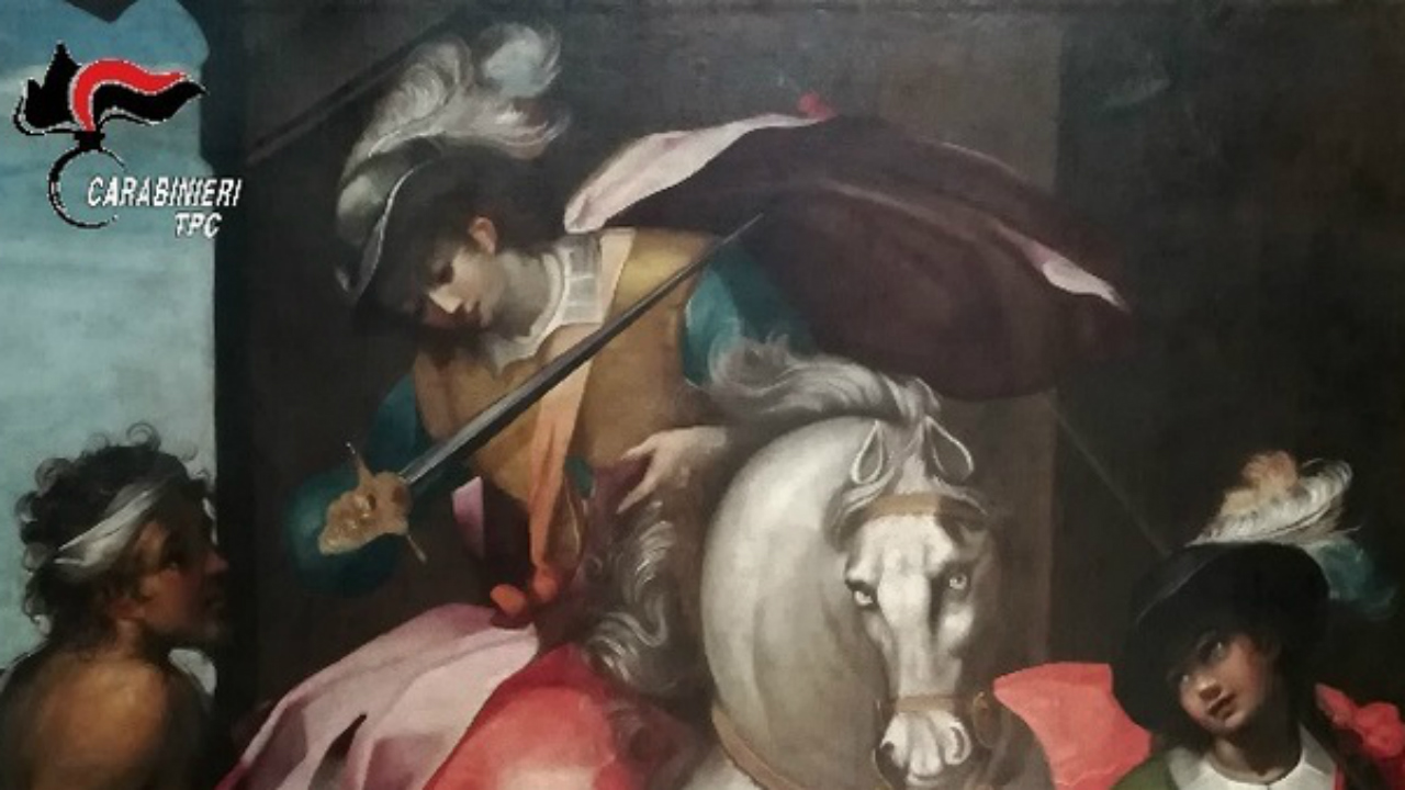 Il dipinto di San Martino