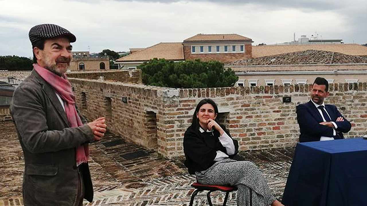 Arduino Tassi, ex sindaco di Serra de' Conti, alla presentazione del libro “Sei storie in Comune alla Rocca roveresca di Senigallia