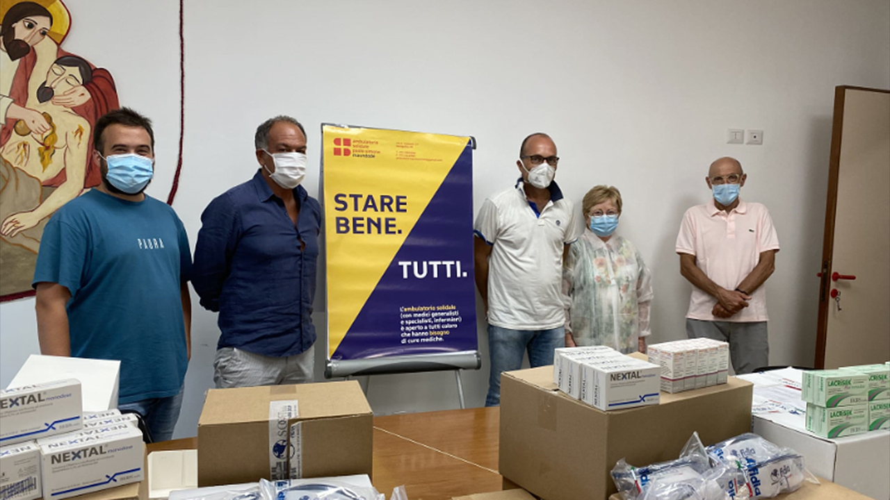 Numerosi prodotti sanitari sono stati donati all’Ambulatorio Solidale Paolo Simone – Maundodé di Senigallia da parte di Fidia Farmaceutici