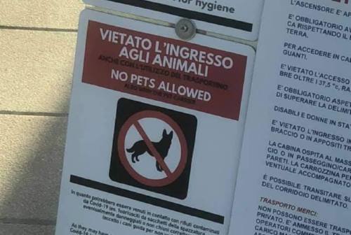 «Vietato agli animali, portano il Covid»: Lav indignata per il cartello al Passetto di Ancona