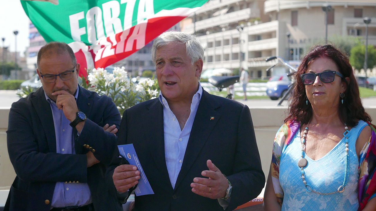 Antonio Tajani a sostegno dei candidati di Senigallia alle elezioni regionali